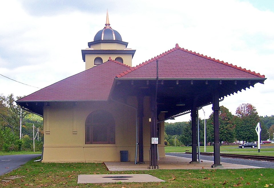 Photograph of Ontario and Western Railroad Passenger Station