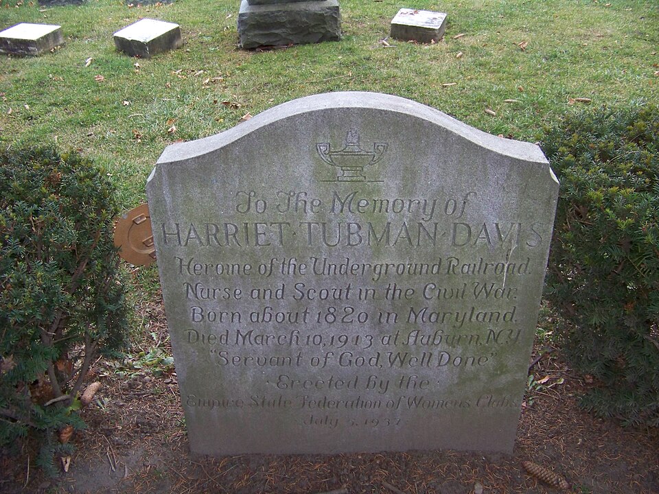 Photograph of Harriet Tubman grave