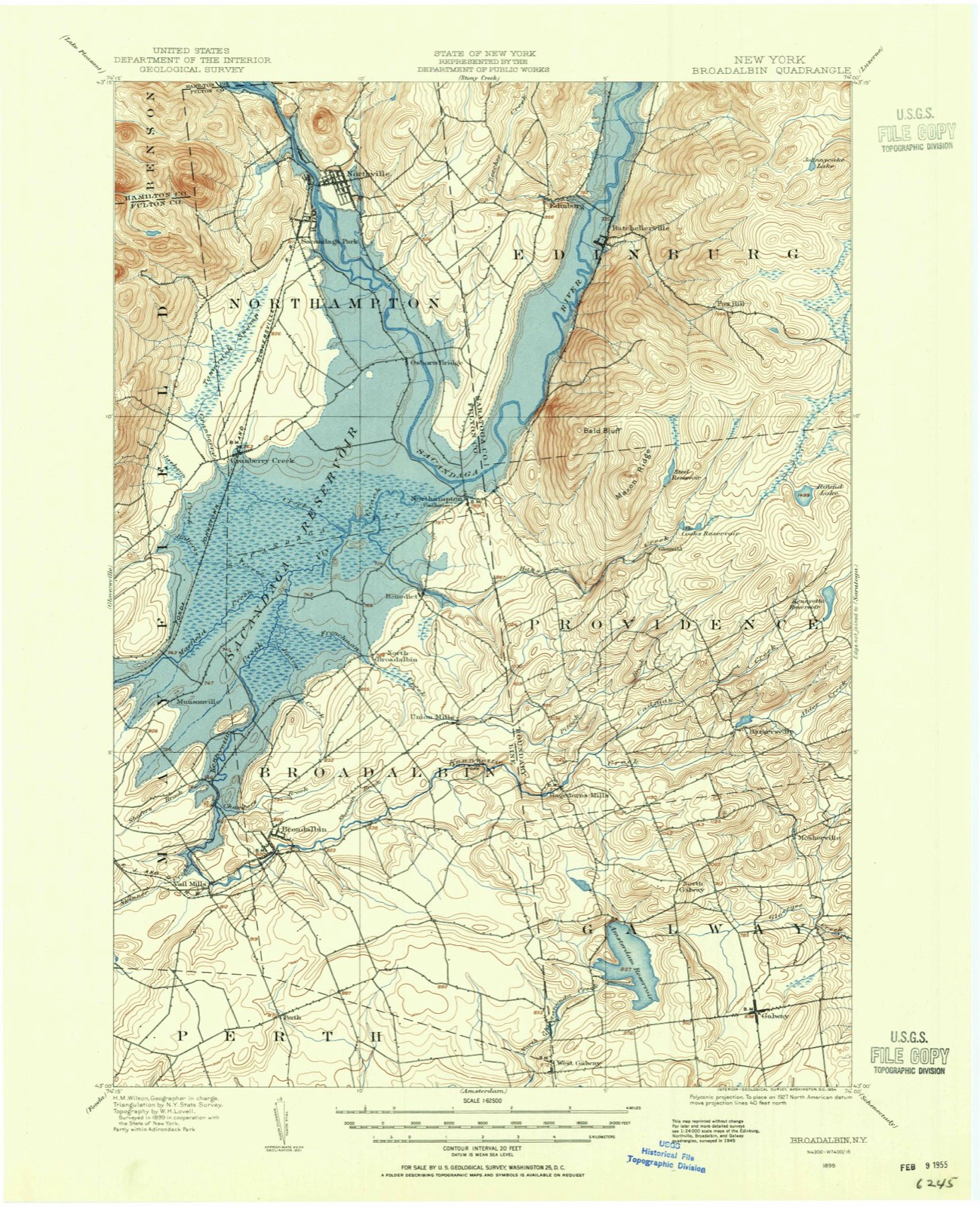 Topographic sheet of Perth, surveyed 1899