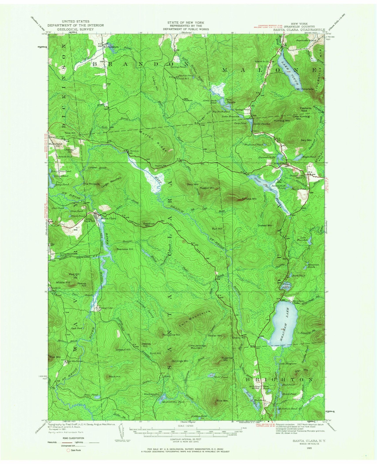 Topographic sheet of Meno, surveyed 1921