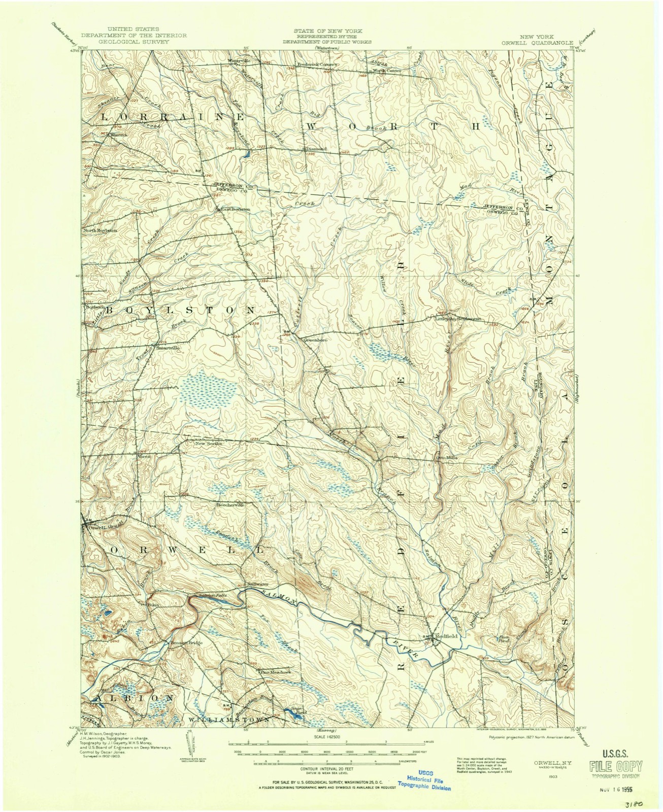 Topographic sheet of Pekin, surveyed 1903