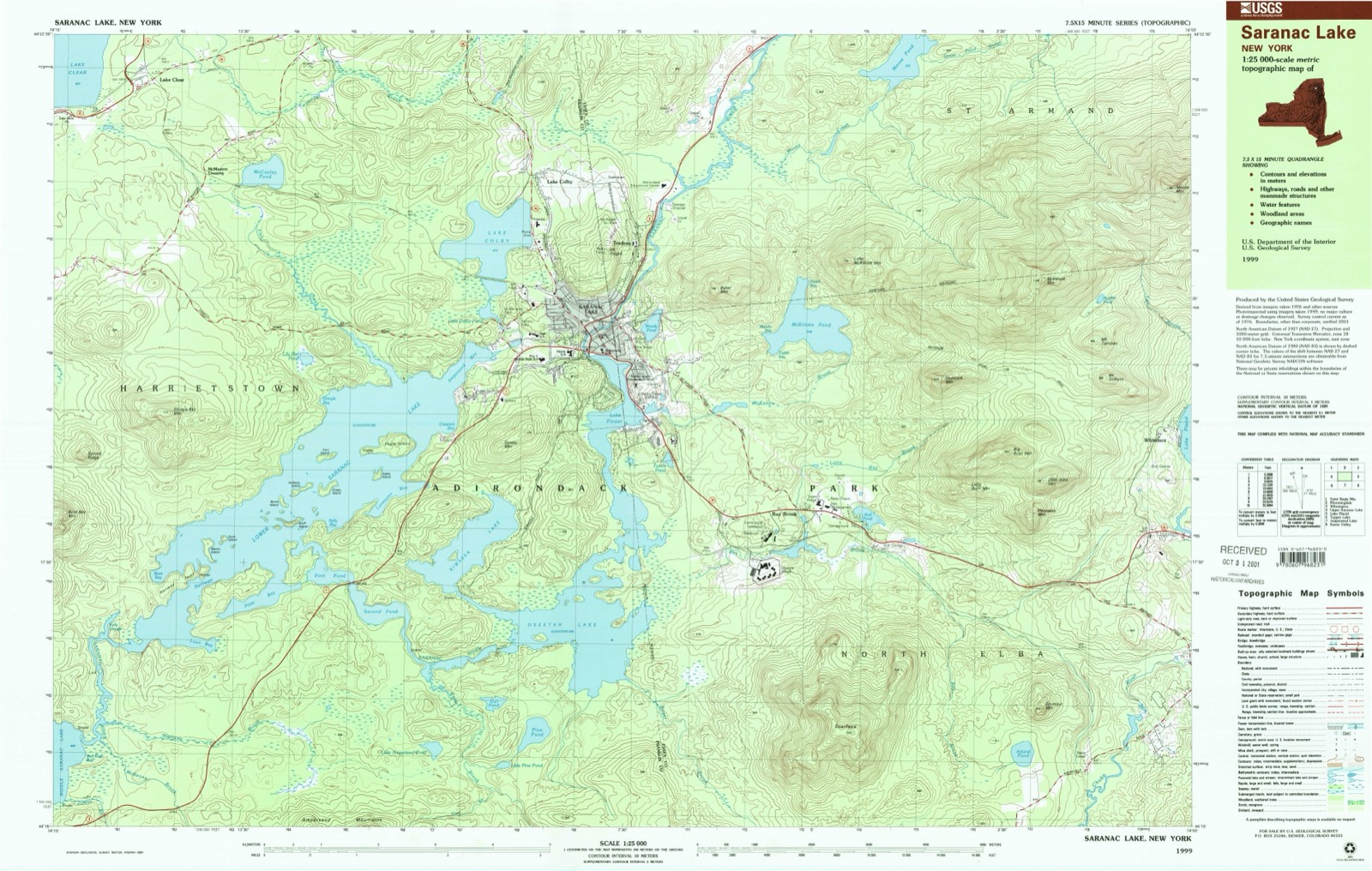 Topographic sheet covering Corey Cottage, surveyed 1999