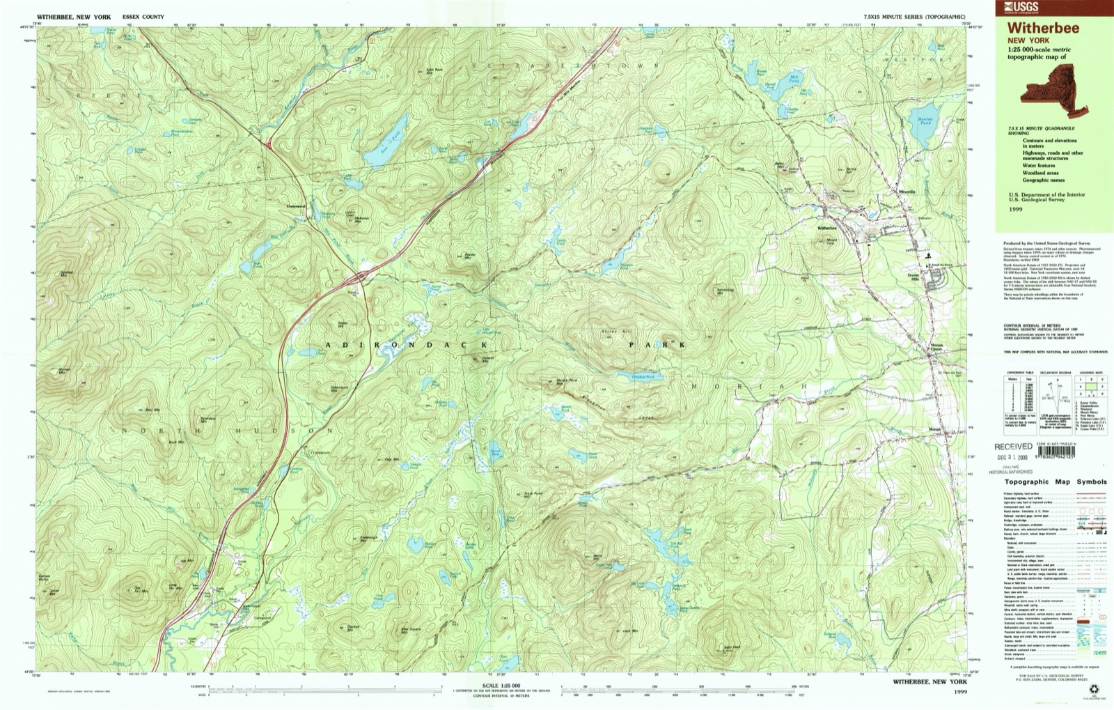 Topographic sheet covering Central Powerhouse, surveyed 1999