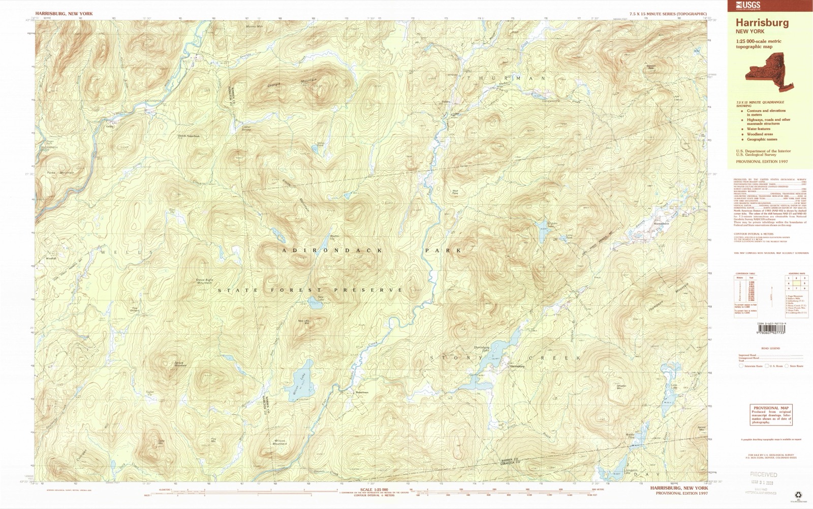 Topographic sheet of Fullers, surveyed 1997