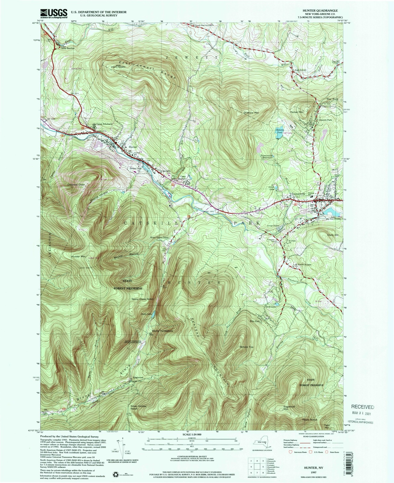 Topographic sheet covering IOOF Hall, surveyed 1997
