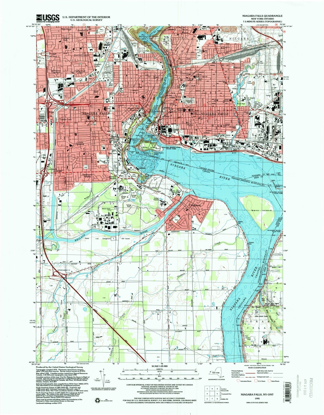 Topographic sheet covering James G. Marshall House, surveyed 1995