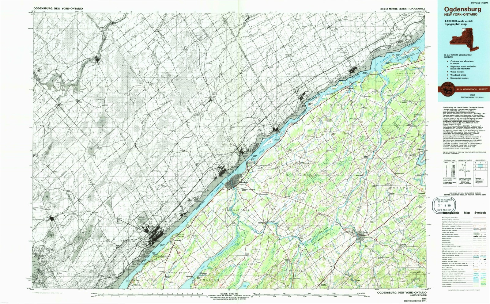 Topographic sheet of Dishaw, surveyed 1985