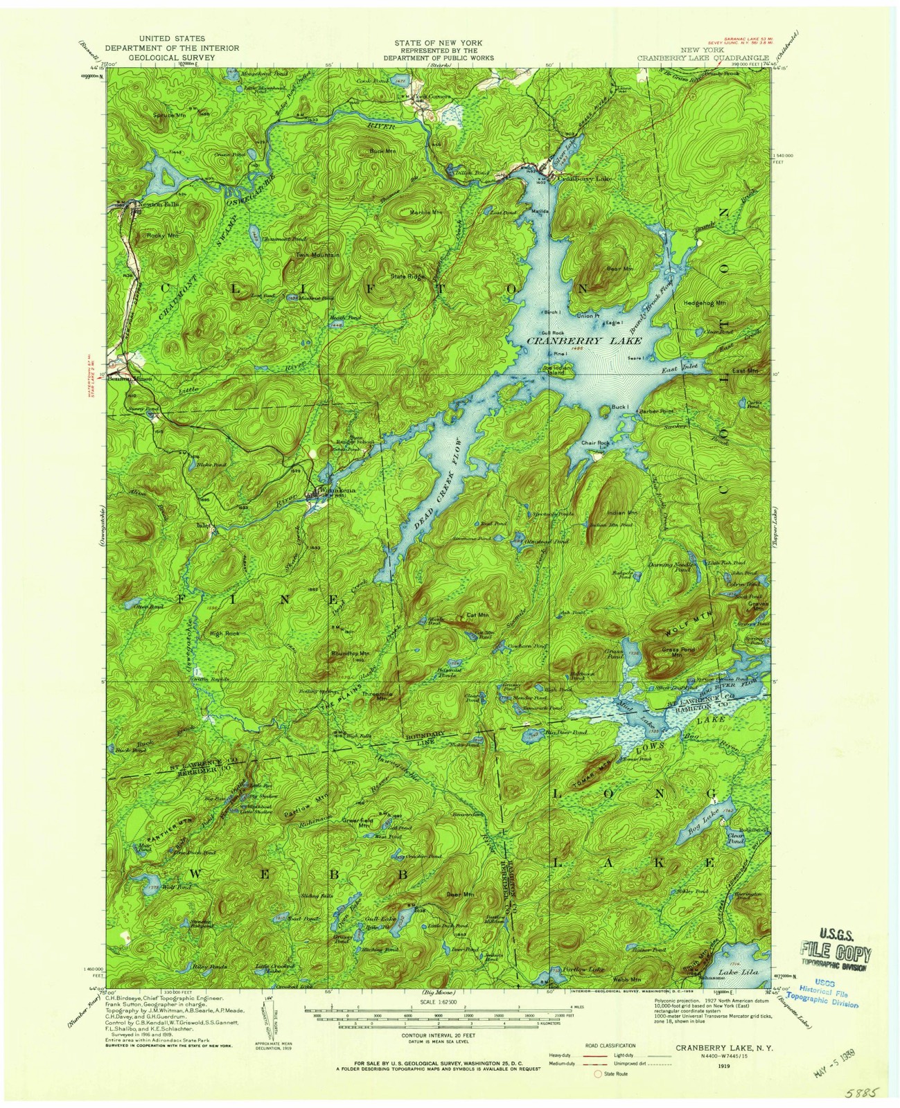 Topographic sheet of Nehasane, surveyed 1919