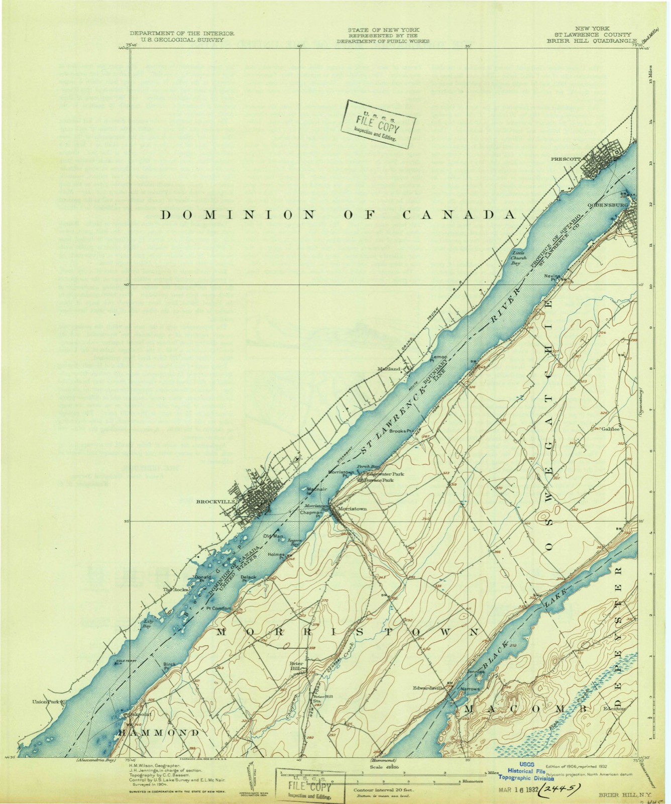 Topographic sheet of Galilee, surveyed 1906