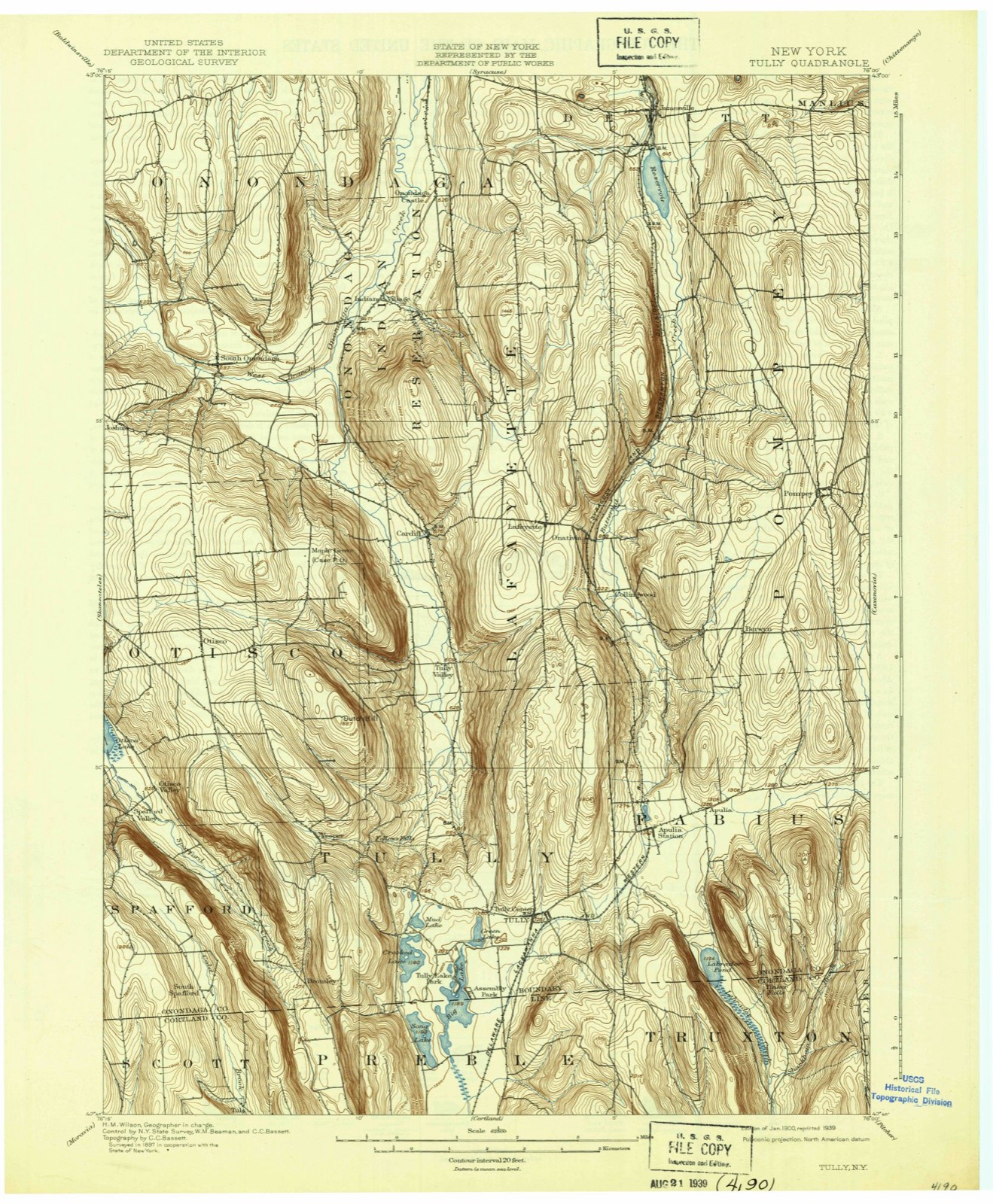 Topographic sheet of Parc du Bois, surveyed 1900