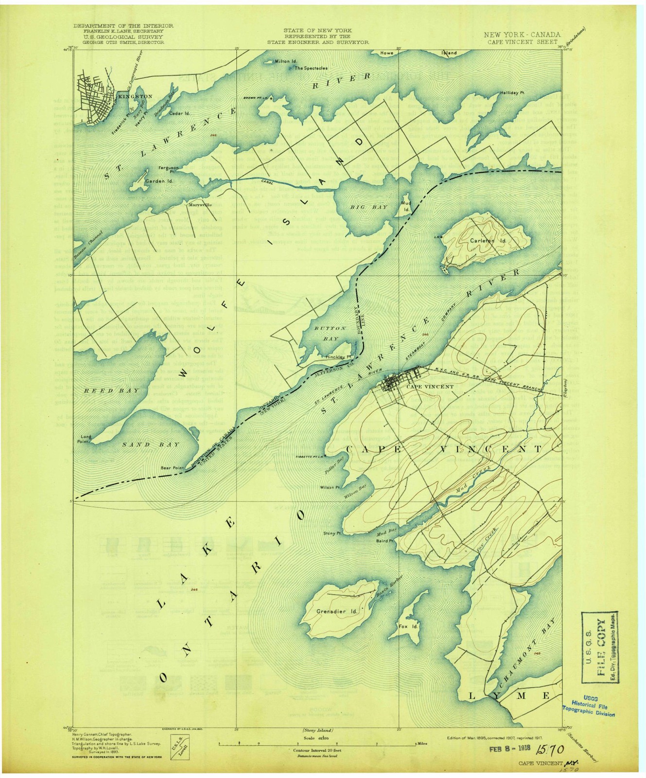Topographic sheet of Sunnybank, surveyed 1895