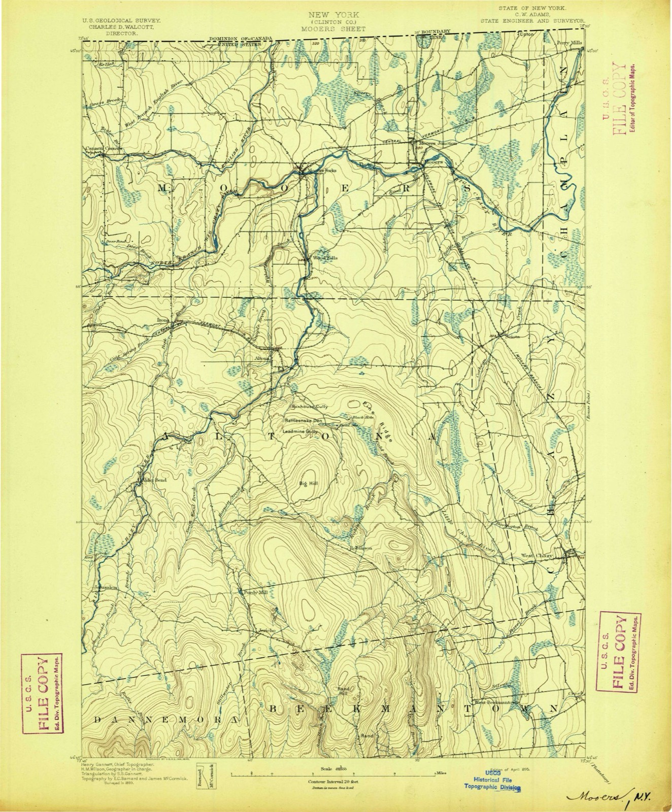 Topographic sheet of Jerusalem, surveyed 1895
