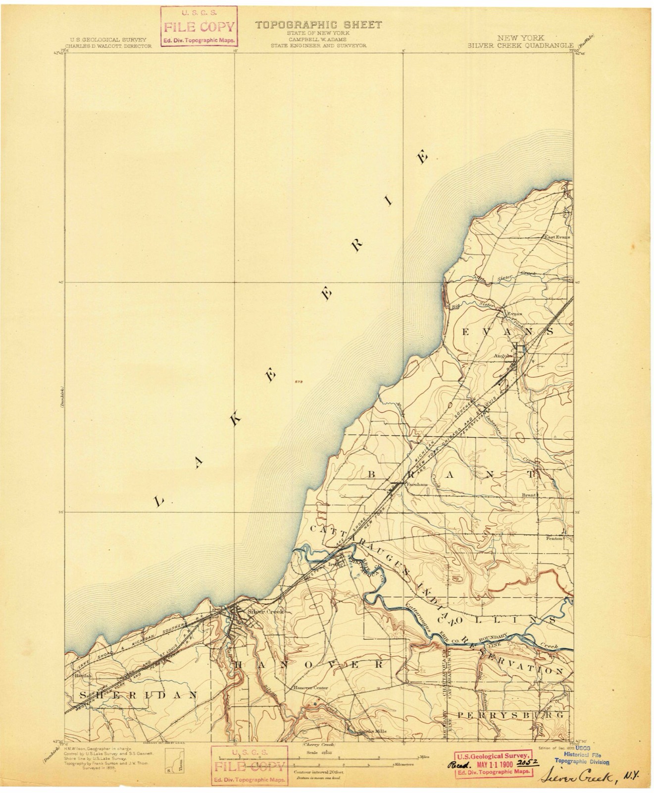 Topographic sheet of Angola, surveyed 1899