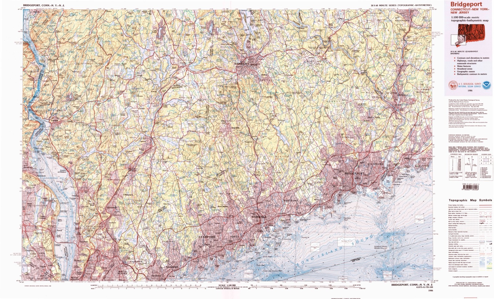 Topographic sheet of Garrison, surveyed 1986