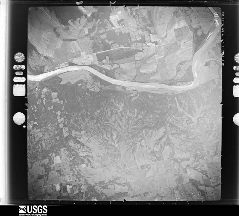 U.S. Geological Survey aerial photograph, 1967-05-02, scale 1:53954