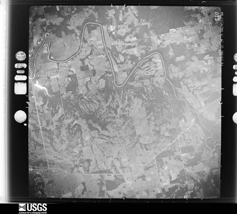 U.S. Geological Survey aerial photograph, 1967-05-02, scale 1:53954