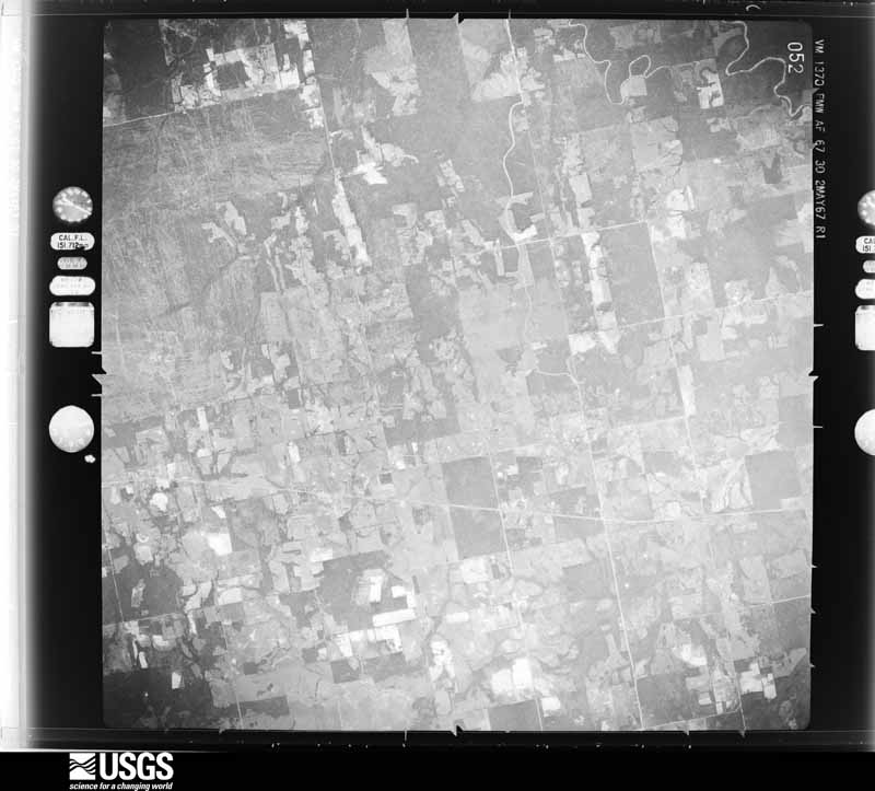 U.S. Geological Survey aerial photograph, 1967-05-02, scale 1:50366