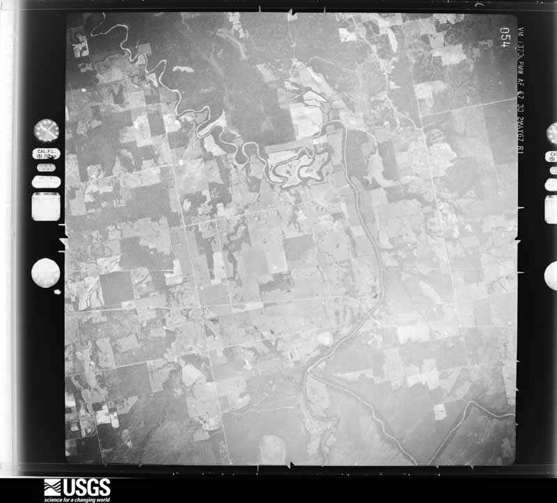 U.S. Geological Survey aerial photograph, 1967-05-02, scale 1:50720
