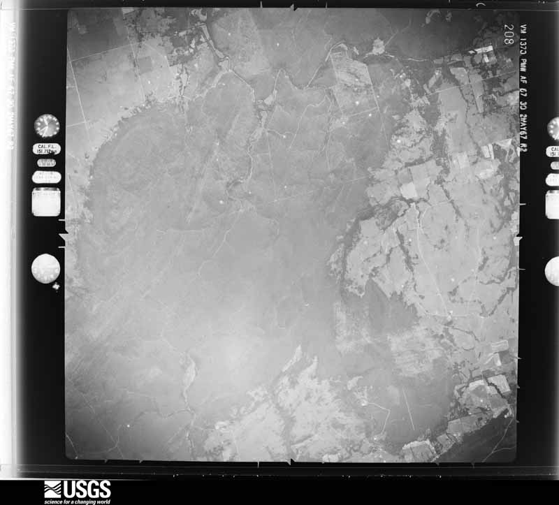 U.S. Geological Survey aerial photograph, 1967-05-02, scale 1:51619