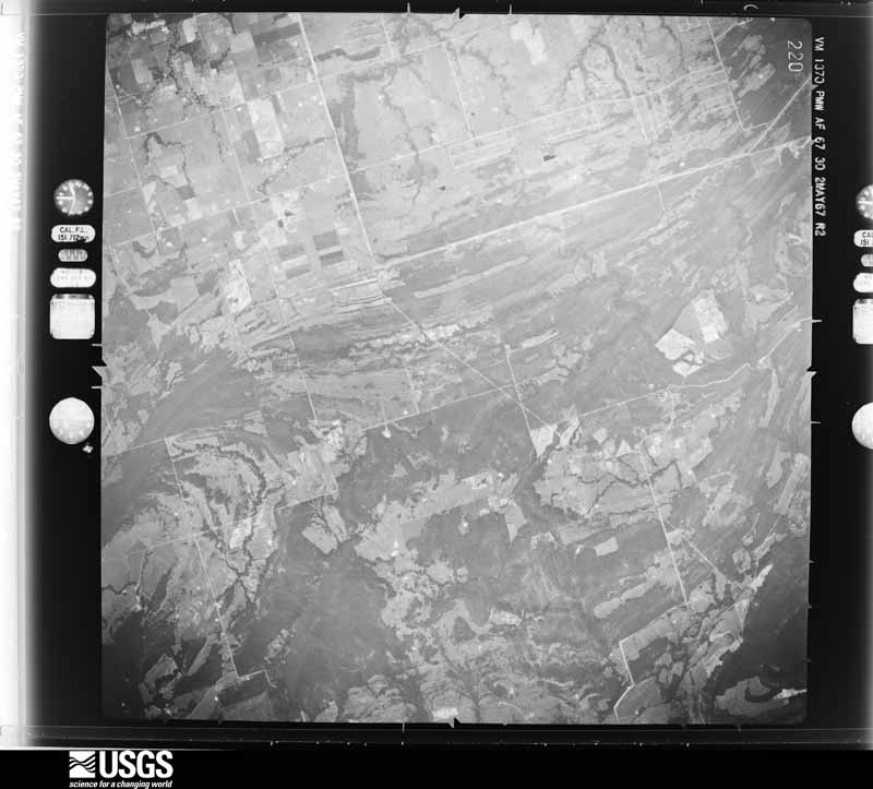 U.S. Geological Survey aerial photograph, 1967-05-02, scale 1:52810