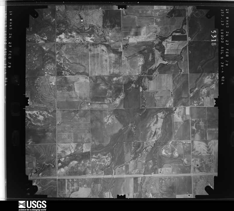 U.S. Geological Survey aerial photograph, 1979-02-23, scale 1:25265