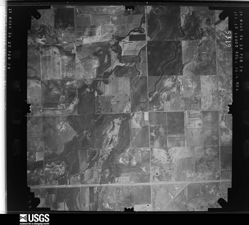 U.S. Geological Survey aerial photograph, 1979-02-23, scale 1:25265