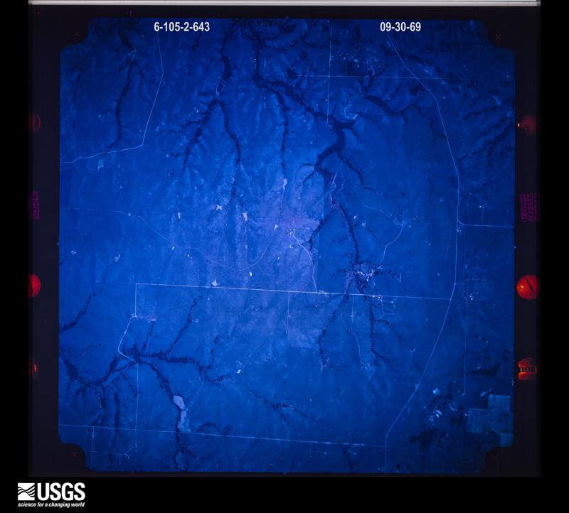 U.S. Geological Survey aerial photograph, 1969-09-30, scale 1:41864