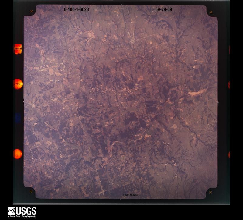 U.S. Geological Survey aerial photograph, 1969-09-29, scale 1:121573