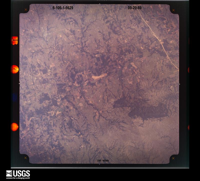 U.S. Geological Survey aerial photograph, 1969-09-29, scale 1:121573