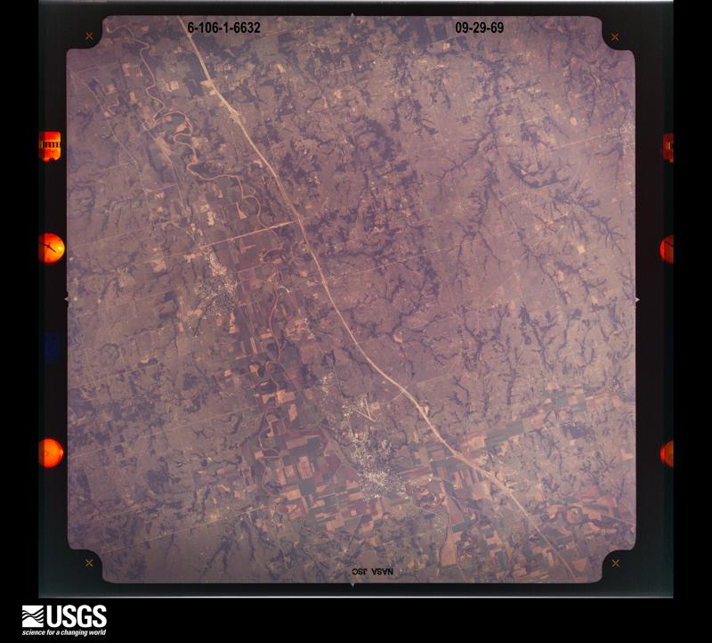 U.S. Geological Survey aerial photograph, 1969-09-29, scale 1:120296