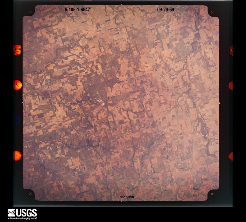 U.S. Geological Survey aerial photograph, 1969-09-29, scale 1:117628