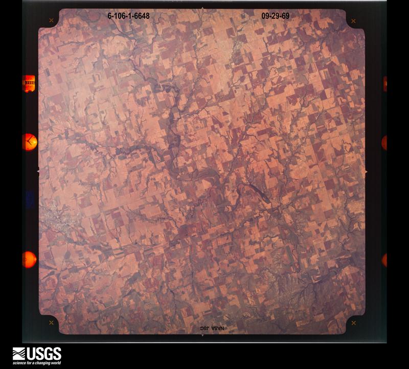 U.S. Geological Survey aerial photograph, 1969-09-29, scale 1:119598