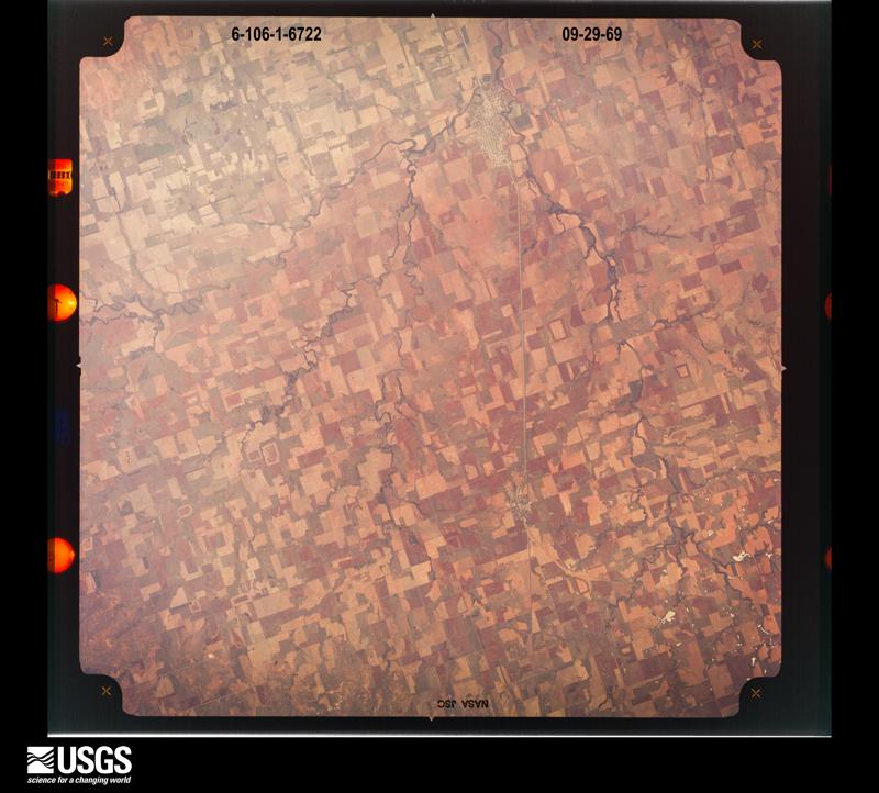 U.S. Geological Survey aerial photograph, 1969-09-29, scale 1:122811
