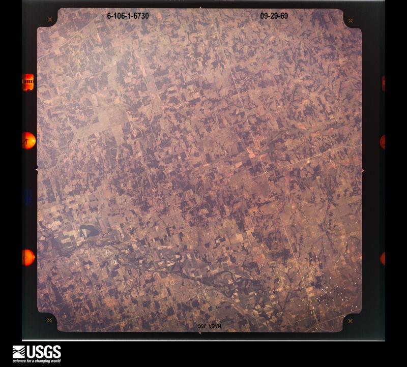 U.S. Geological Survey aerial photograph, 1969-09-29, scale 1:122811