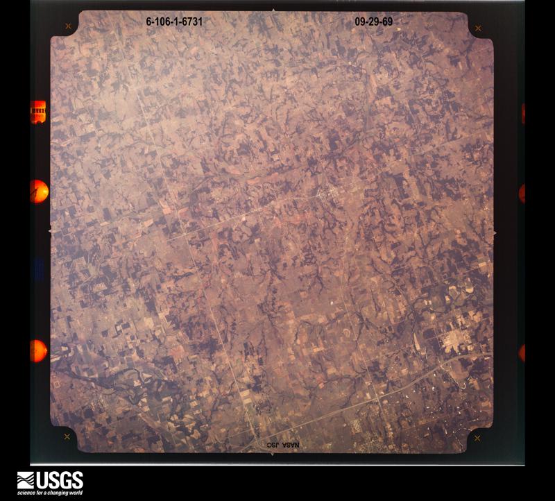 U.S. Geological Survey aerial photograph, 1969-09-29, scale 1:122811
