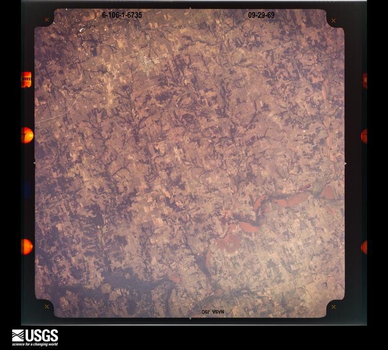 U.S. Geological Survey aerial photograph, 1969-09-29, scale 1:120394