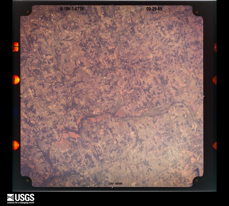 U.S. Geological Survey aerial photograph, 1969-09-29, scale 1:120394