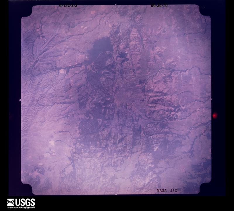U.S. Geological Survey aerial photograph, 1970-06-24, scale 1:121655