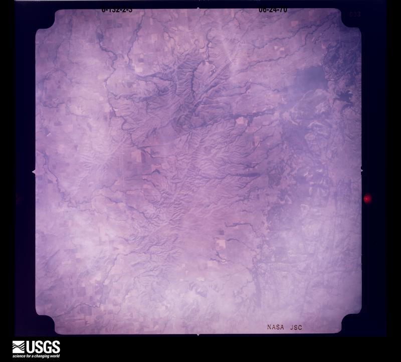 U.S. Geological Survey aerial photograph, 1970-06-24, scale 1:121655
