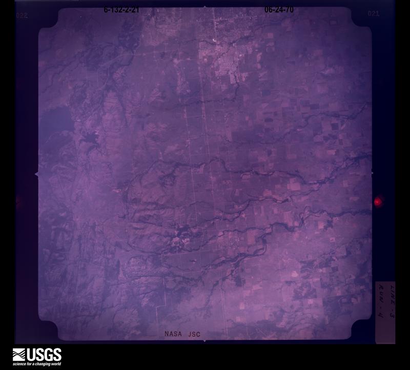 U.S. Geological Survey aerial photograph, 1970-06-24, scale 1:120961
