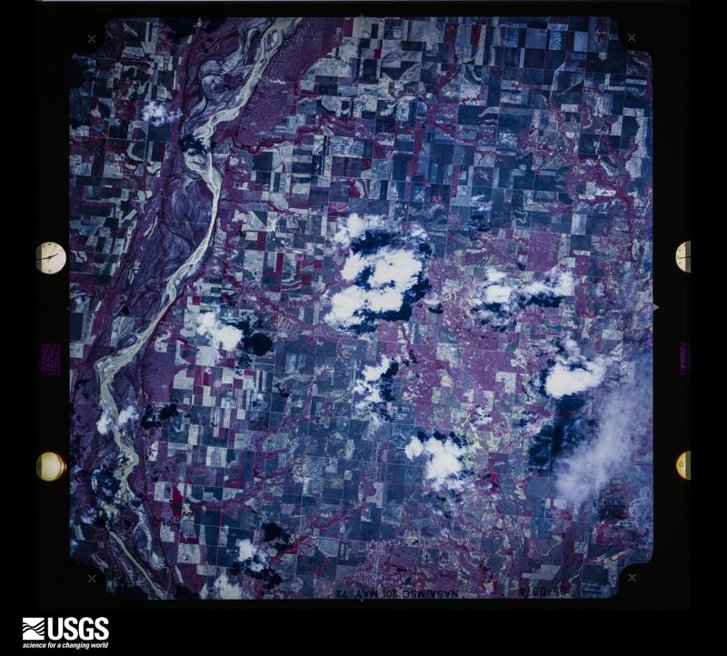 U.S. Geological Survey aerial photograph, 1972-05-13, scale 1:98667