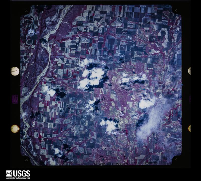 U.S. Geological Survey aerial photograph, 1972-05-13, scale 1:103497