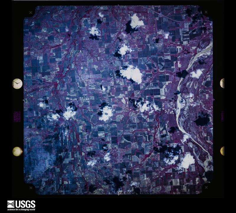 U.S. Geological Survey aerial photograph, 1972-05-13, scale 1:101149