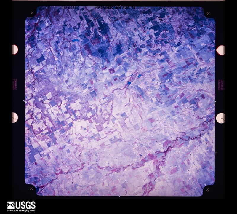 U.S. Geological Survey aerial photograph, 1972-08-19, scale 1:122652