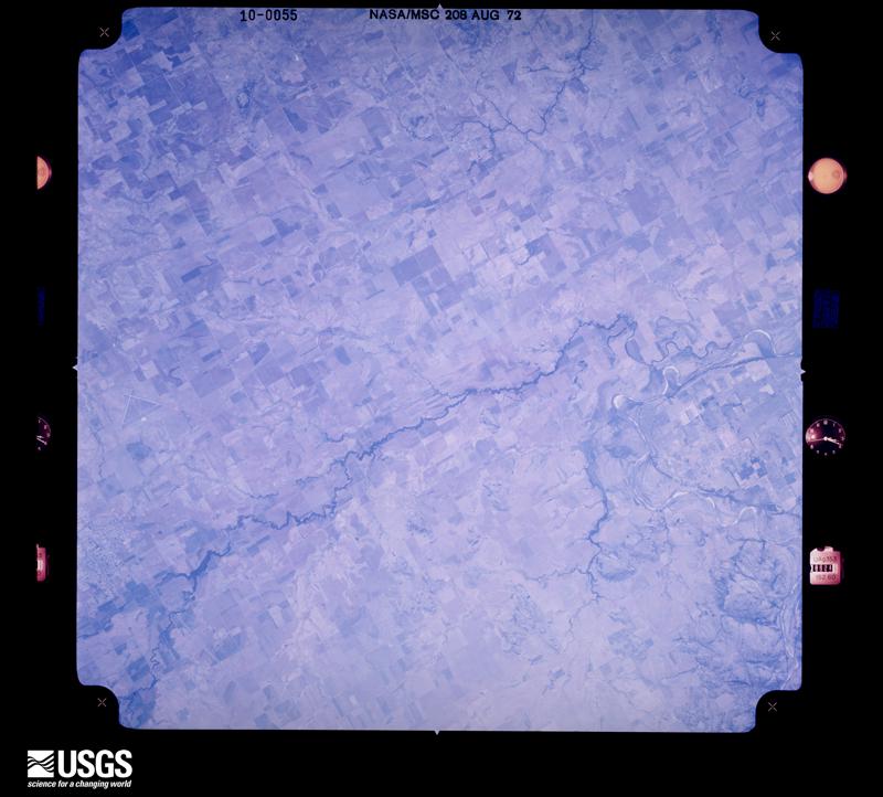 U.S. Geological Survey aerial photograph, 1972-08-19, scale 1:120175