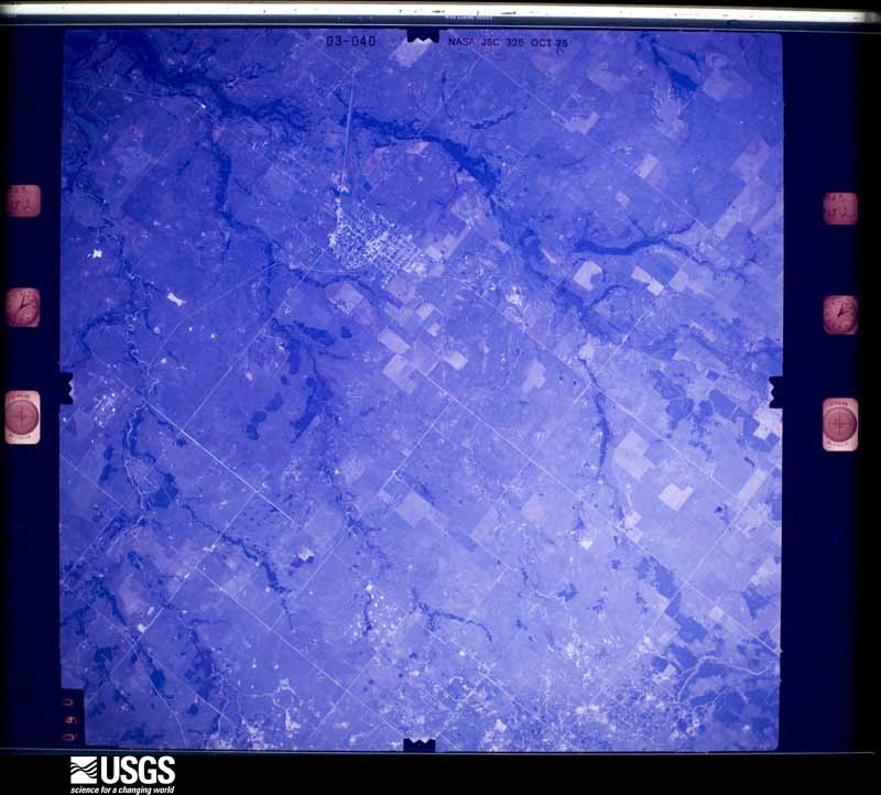 U.S. Geological Survey aerial photograph, 1975-10-09, scale 1:55000