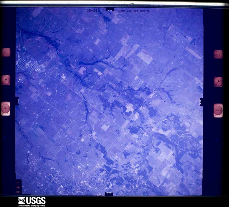 U.S. Geological Survey aerial photograph, 1975-10-09, scale 1:55000