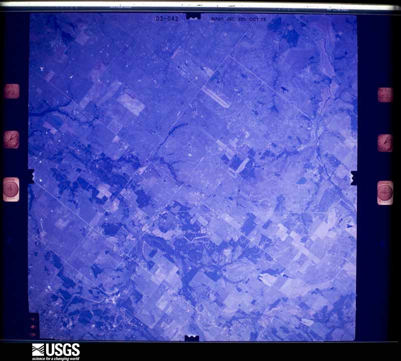 U.S. Geological Survey aerial photograph, 1975-10-09, scale 1:55000