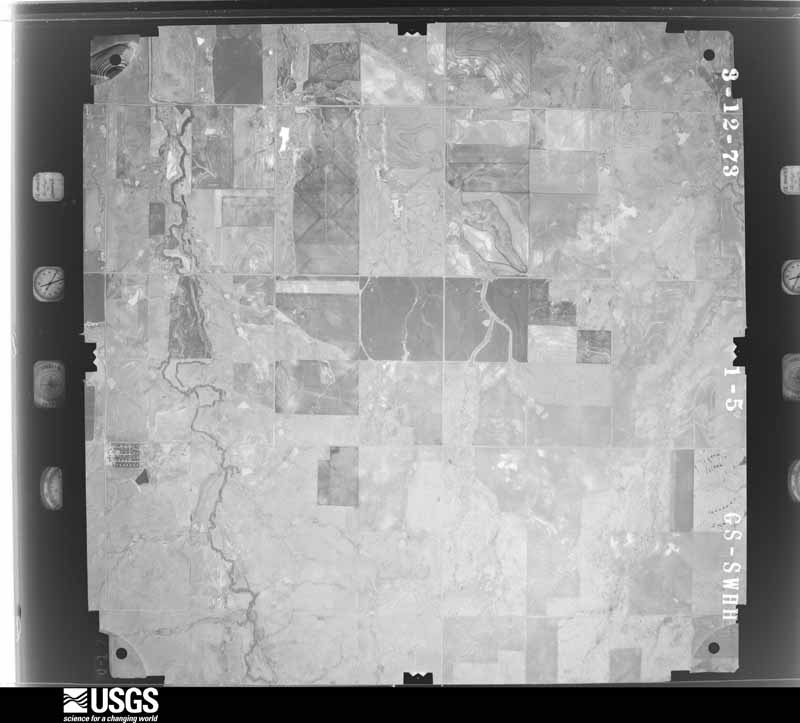 U.S. Geological Survey aerial photograph, 1973-03-12, scale 1:24700