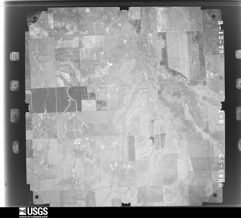 U.S. Geological Survey aerial photograph, 1973-03-12, scale 1:24700
